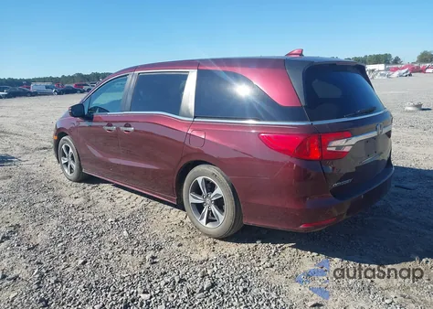 2018 Honda Odyssey Touring from USA, damaged, VIN 5FNRL6H83JB010245